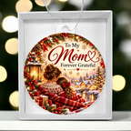 To My Mom Double-Sided Christmas Ornament – Forever Grateful