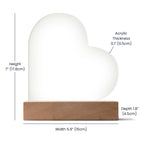 Acrylic Heart plaque-To Mom