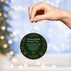 To My Mom Christmas Ornament – Forever Grateful