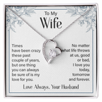 To my wife forever love necklace