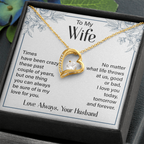 To my wife forever love necklace