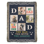 Best Dad Ever - Woven Blanket